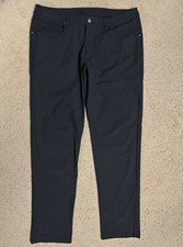 lululemon Pants Men  s 36x33 ABC Classic Fit 5 Pocket Obsidian Dark Gray LM5968S