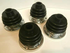 CV JOINT AXLE BOOTS W/ FLANGE SET OF 4 VOLKSWAGEN T1 BUG SUPER BEETLE GHIA T3