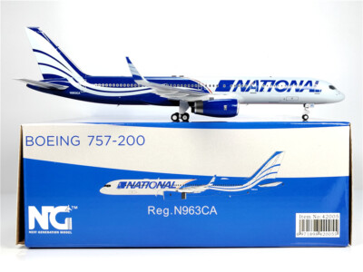 1:200 NG Model NATTONAL B757-200 Passenger Airplane Diecast Aircraft Model