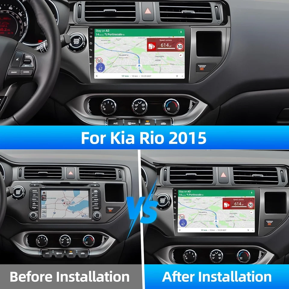 4G DAB+ FÜR KIA RIO K3 2015-18 KAMERA ANDROID15 AUTORADIO GPS NAVI QLED 6G+128GB - Bild 2 von 4