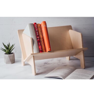   Einfach zu montierendes Bücherregal aus Holz, Holzregale für CDs Alben