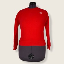 Vintage Champion Reverse Weave Crewneck Pullover Red Sweatshirt Size X-Small