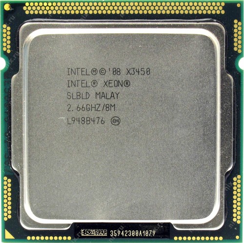 Intel® Xeon® Processor X3450, 2.5 GT/s, 2.66GHz SLBLD LGA1156 CPU LIKE i7 860 - Picture 3 of 3