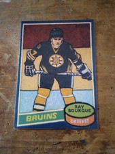 Hockey Art Card Print of Ray Bourque Rookie