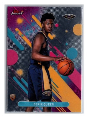 Derik Queen 2025-26 Topps Finest Rookie RC #13 - New Orleans Pelicans
