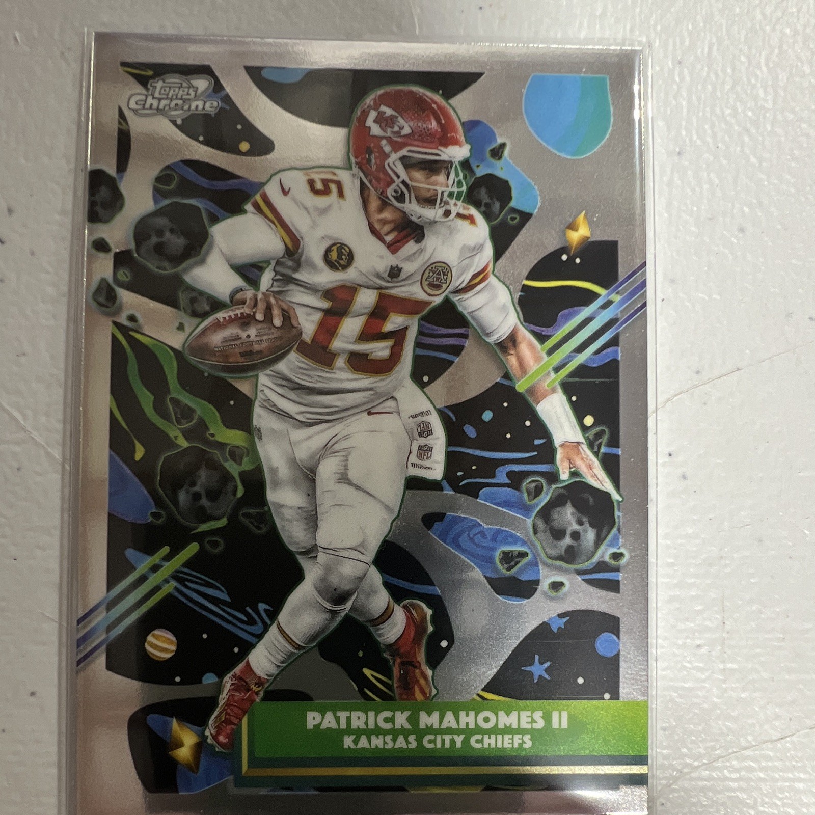 Topps Chrome Patrick Mahomes II RC Rookie #4 Kansas City Chiefs PSA