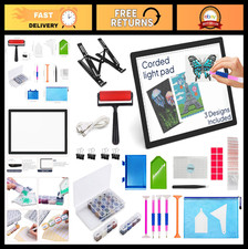 A4 LED Light Pad for Diamond Painting Art Projects Ultra-Thin, Portable Ligh