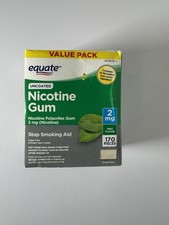 Equate Stop Smoking Aid Nicotine Gum - 170 Pieces, 2 mg