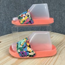 Adidas Sandals Kids 12 Adilette Shower Slide Multicolor Slip On Comfort Low Top