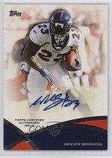 2012 Topps Prolific Playmakers Auto Willis McGahee #PPA-WM Auto 06bg