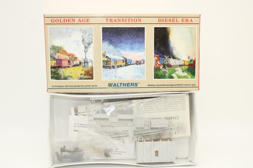 Walthers Escala HO Grúa Tender Coche Sin Decorar Nuevo de Lote Antiguo Kit 932-5510 | Zustand: New