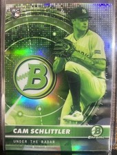 Cam Schlittler 2026 Bowman Chrome Under the Radar #UR-2 RC New York Yankees