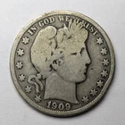 1909 O Barber Head Silver Half Dollar