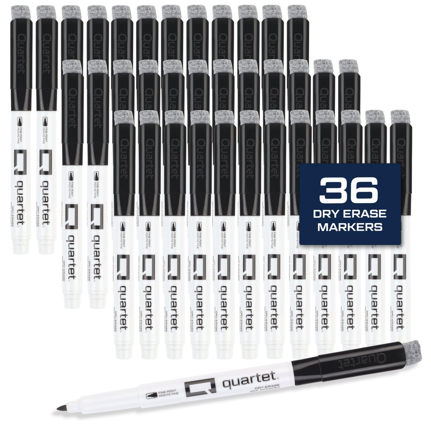 , Fine Tip White Board Dry Erase Markers With Dryguard Ink P