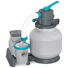 Bestway 2,200 Gallon Sand Filter Pump for Above Ground Swimming Pools (Open Box)