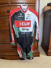 Pearl Izumi Cliff Bar Aero Time Trial Long Sleeve Skin Suit Large Mens Cycling