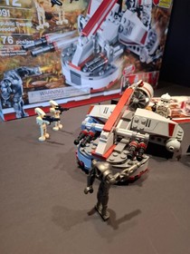 LEGO Star Wars Republic Swamp Speeder 8091 - Excellent 100%, Minifigs, Box, Book