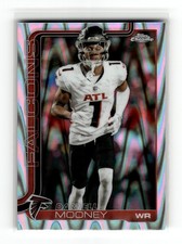 Darnell Mooney 2025 Topps Chrome #11 Atlanta Falcons Ray Wave Refractor
