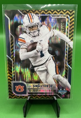 Eric Singleton Jr 2025 Bowman Chrome U Black Gold Stealth Refractor #/25