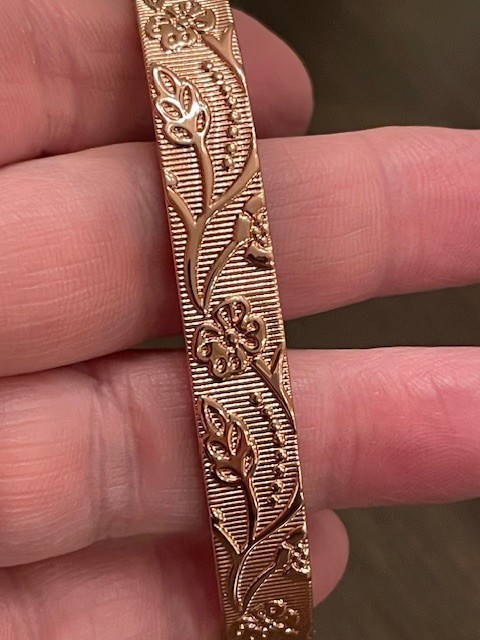 Solid Copper Magnetic Bracelet Arthritis Pain The… - image 1