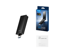 Cudy WU5400 AX5400 Tri-Band WiFi 6E USB 3.0 Adapter High-Gain Wireless Dongle PC