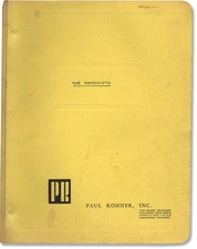 Friedrich Durrenmatt PHYSICISTS Original treatment script for an #141115