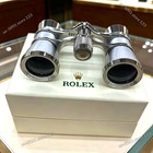 Bid Rolex Opera Binoculars Silver VIP Display Desk Collectible Rare. — photo 1