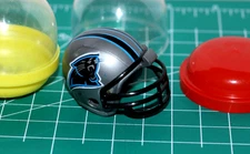 Carolina Panthers 1990's New Style Football Gumball Helmet Glued-On Facemask Old