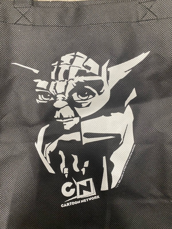"Star Wars: The Clone Wars" Yoda Bag Cartoon Network, 2008, Promo only (Used)