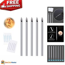 Versatile 12G and 13G Body Piercing Needles - Sterile 10-Pack for All Piercings