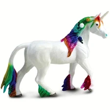 Rainbow Unicorn Fantasy Figure - Hand Painted & Collectible Toy - Safari Ltd