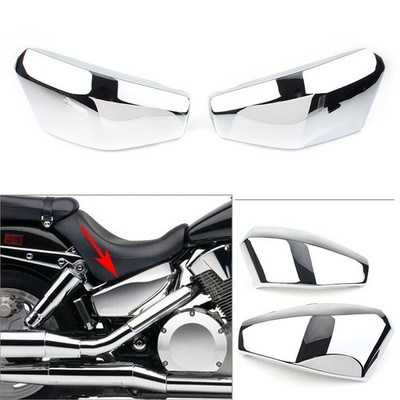 Batterieseitenabdeckungen Chrom für Honda VTX1300 R / S / C / T 2003-2009