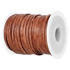 3mm Leather Cord, 1/8 inch Leather String Cord, Leather Strips for Leather Sh...