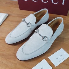 Gucci Jordan Halbschuhe Wildleder Weiß Biss ...