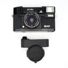 Minolta Hi-Matic AF 35mm Film Camera - PARTS/NOT WORKING