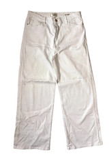 Frame Le Slim Palazzo White Jeans 31"