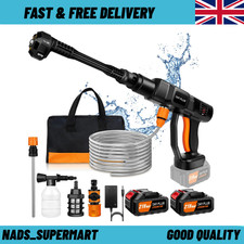 6000W 350bar Pressure Washer Car Jet Water Wash Cleaner Rechargeable Water Gun