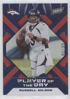 2022 Panini Player of the Day Red 80/99 Russell Wilson #4 9o3