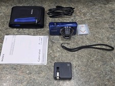Sony Cyber-shot DSC-WX150 10X Optical Zoom 18.2MP Digital Camera BLUE Tested