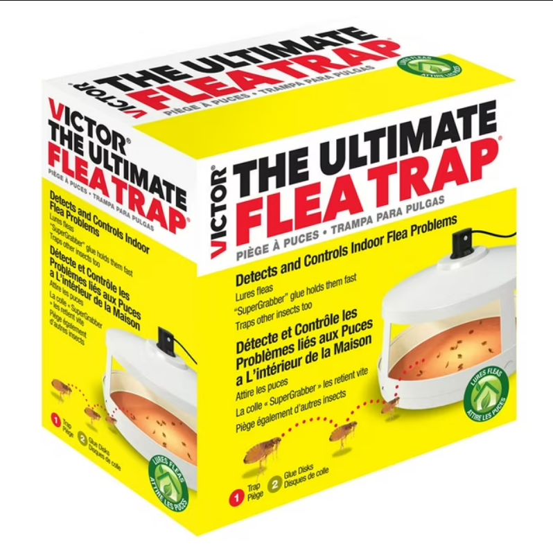 flea VICTOR M230A The Ultimate Flea Trap Detects & Contols Indoor Flea