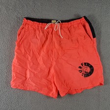 Vintage 80s Surf Outlaw Men's Size XL Swimming Trunks Board Shorts USA Surfer