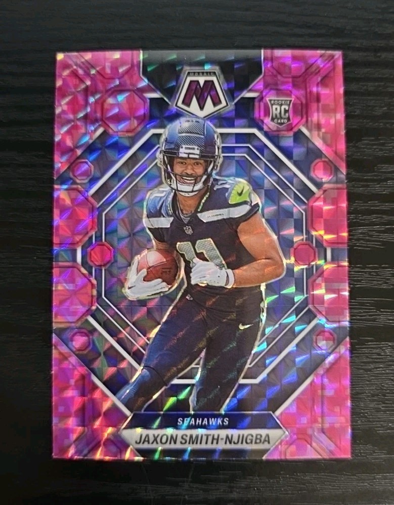 2023 Mosaic #331 Jaxon Smith-Njigba Camo Pink