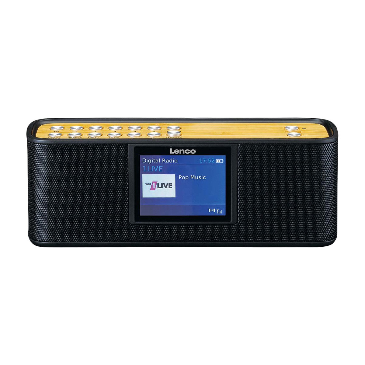 Radio portable DAB+ Lenco Bluetooth pour éviter les grésillements FM
