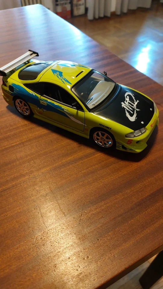 Mitsubishi Eclipse Fast And Furious 1/18 Ertl 1995 Led Lights - Immagine 2 di 4