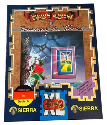King´s Quest II Romancing the Throne PC Big Box Sierra 3,5 Diskette