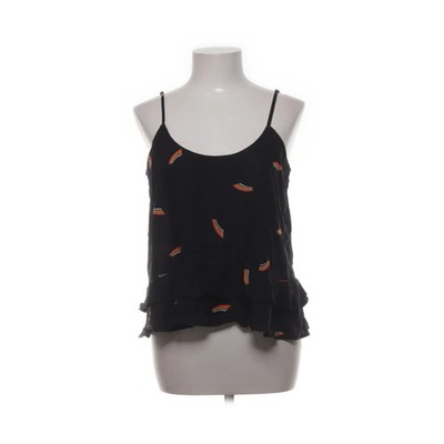 Volcom, Tank­top, Größe: M, Schwarz/Orange, Viskose, Sonstiges, Damen #law