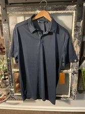 Branded Bills Men's Short Sleeve Executive Polo CA4 Bluish color Size L NWT