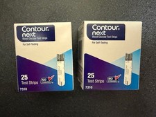 CONTOUR NEXT Blood Glucose Test Strips - 2 Pks. of 25 test strips 50 total