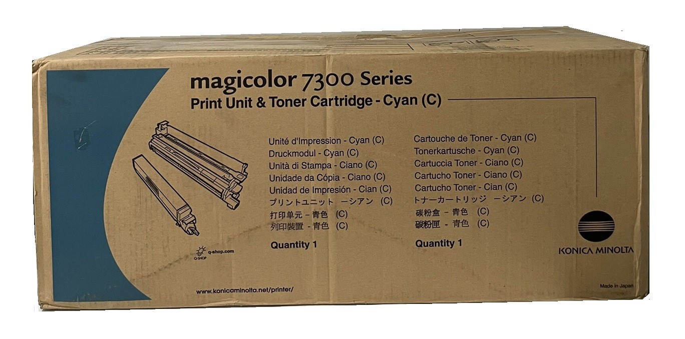 Original Drum + Toner Minolta MagiColor 7300 / CYAN 1710532-004 Print Unit