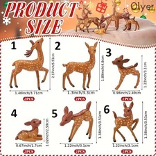 Dollhouse Christmas Reindeer 2 Piece Set
